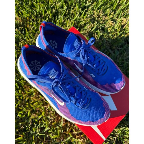 11 MEN'S NIKE FREE 2025 BLUE ORANGE WHITE SNEAKERS SPORTSWEAR HF1078-401 RUNNING - Picture 8 of 11